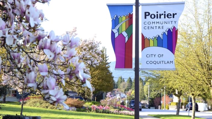 Poirier Community Centre banner